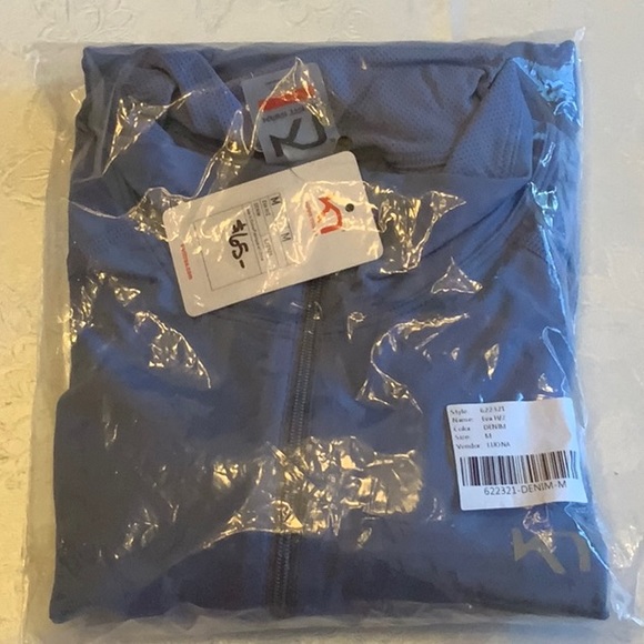 Kari Traa EVA HALF ZIP Top - Denim - Picture 9 of 11